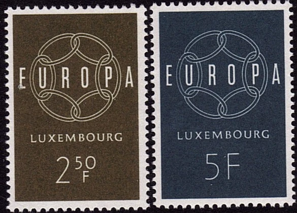 Europa 1959 - LUXEMBOURG 567/8 - Neuf** sans charnière - 122H* - Photo 1/1