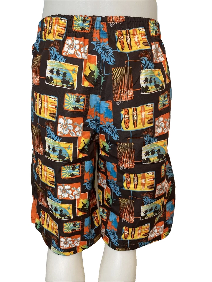 OP Brown, Orange, Yellow, Blue Swim Shorts Boys Size XXL (18) - Image 2 of 3