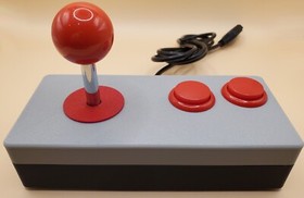 Atari 7800 and 7800+ Two Button Arcade Joystick (Sanwa Style, 8-Way)