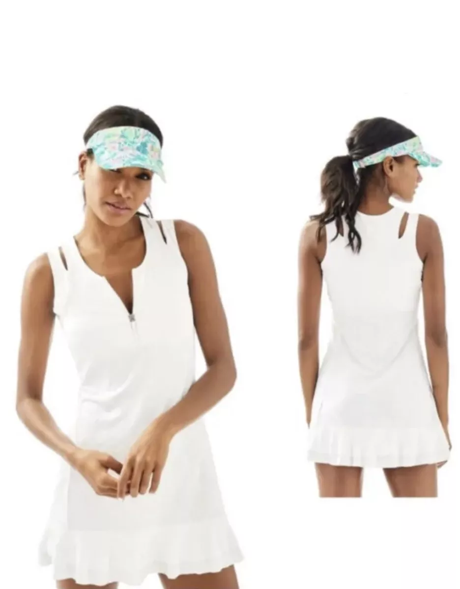 Lilly Pulitzer size Small Delphina Tennis Dress Resort White Luxletic