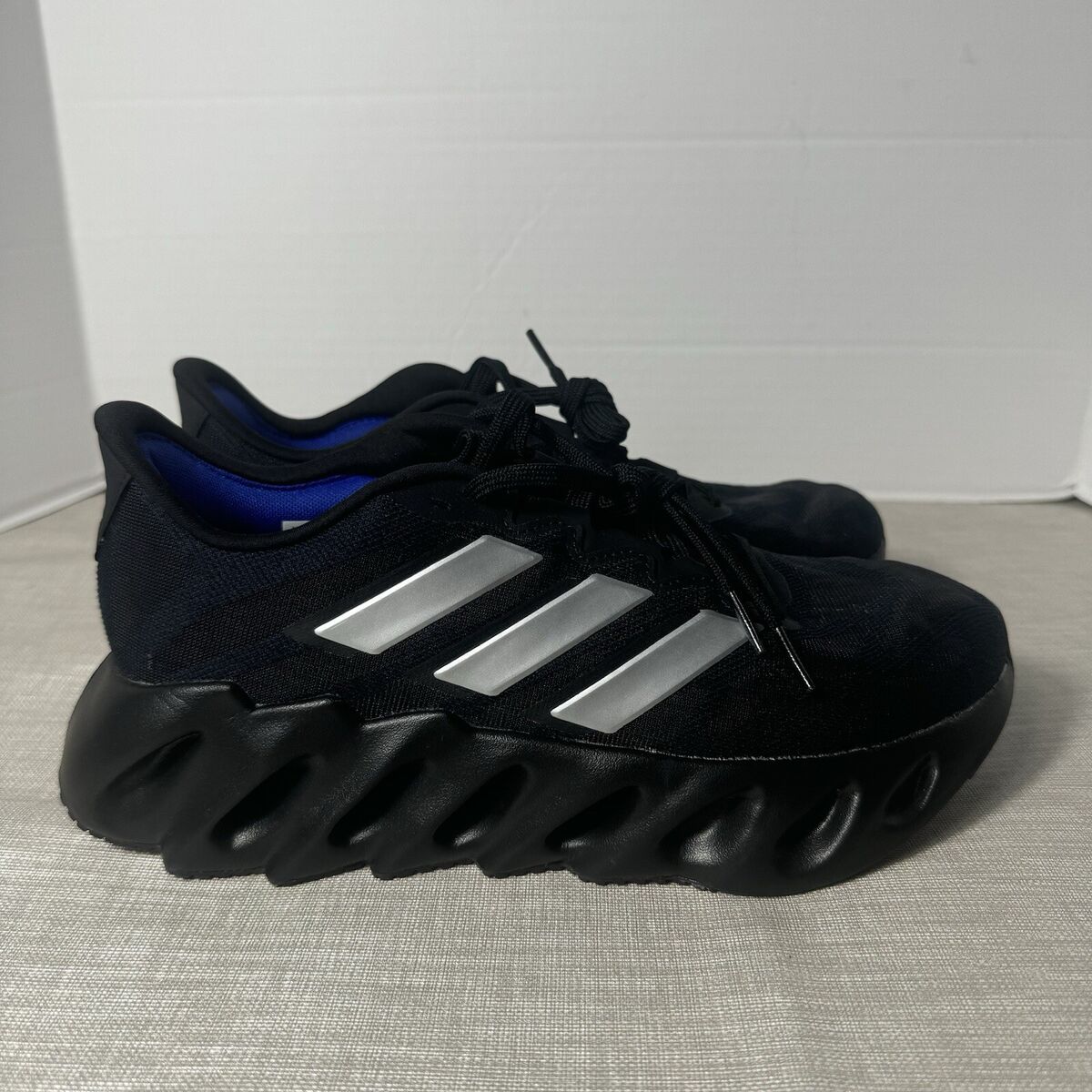 adidas Switch FWD Black Silver Metallic Running Shoe ID2638 adidas Switch FWD Black Silver Metallic Running Shoe ID2638