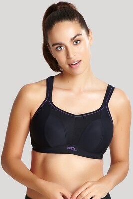Panache Women's Non-Wired Sports Bra - High Support For Full Bust, 83% Less Bounce