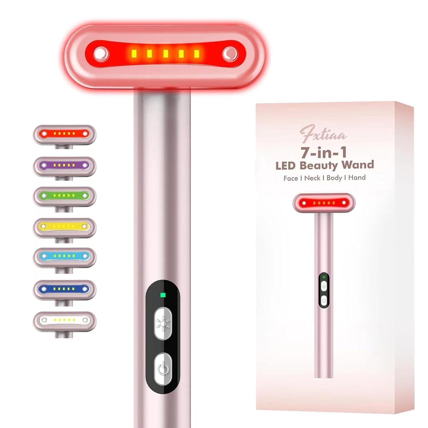 Portable Microcurrent Facial Device with 90° Rotating Head - All Skin Types