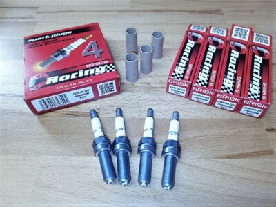 4x BRISK LGS Upgrade Racing Zündkerzen passt: BMW S1000R, RR, XR y2008-2021