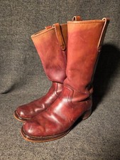 VINTAGE SEARS 1960s 1970s ERA 15 INCH TALL SLIP ON BOOTS SIZE 12D MENS