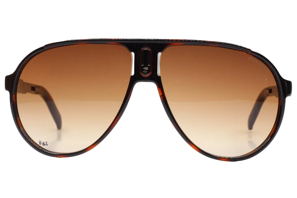 Carrera Champion Fold KHWJD Havana Brown Acetate Designer Italy Sunglasses 62MM - Image 2 of 4