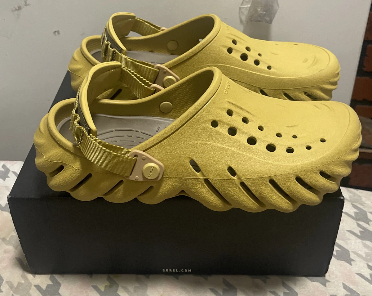 Yellow hotsell crocs ebay