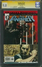 Punisher 1 CGC SS 9.8 Palmiotti Sketched Remark Marvel Knights 8/01