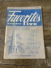 Favorites Number 5 Song Book