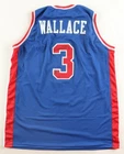 Ben Wallace Signed Detroit Pistons Jersey (Steiner) 2004 NBA Champion / Center