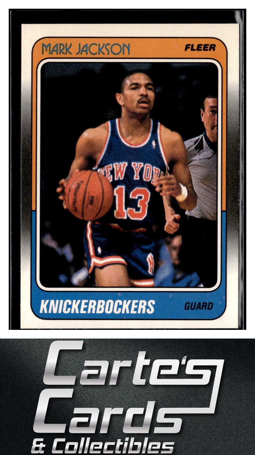 Mark Jackson 1988-89 Fleer #82 New York Knicks RC Rookie
