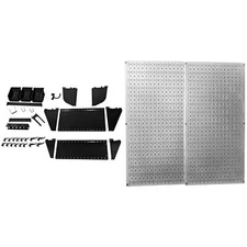 Wall Control Pegboard and Accessories Bundle Black