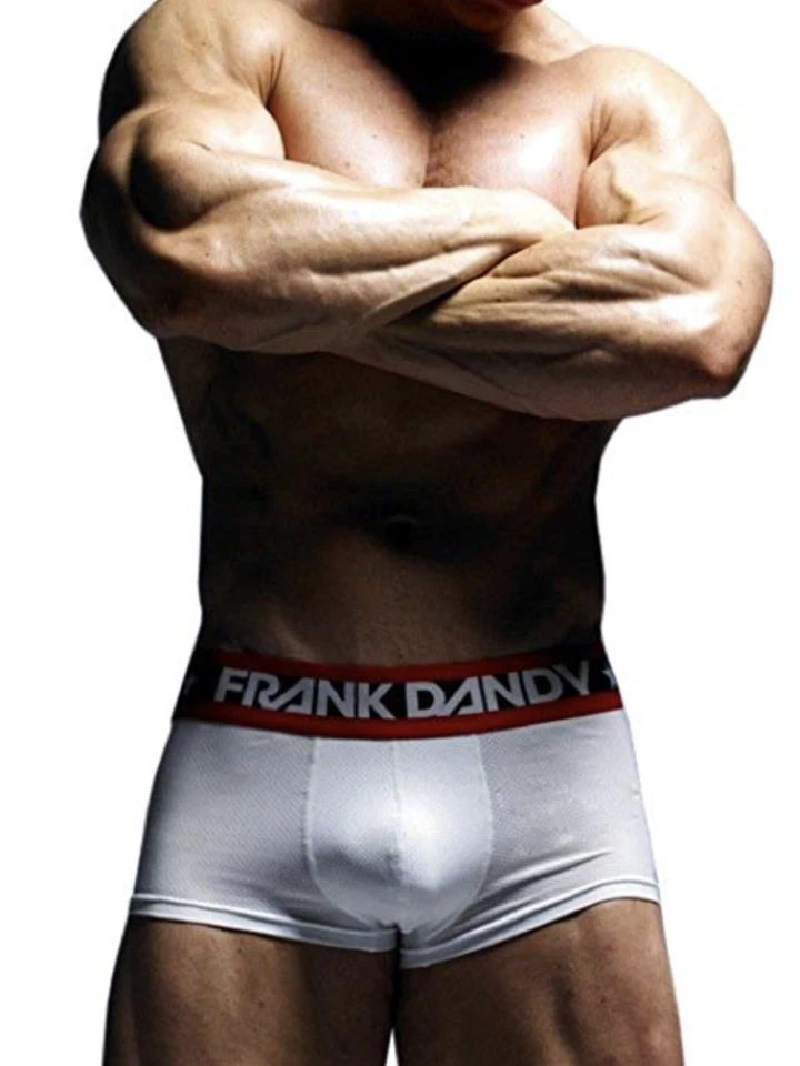 Frank Dandy Hank White Cotton Boxer Briefs "XX-Large" H23 - Image 2 of 2