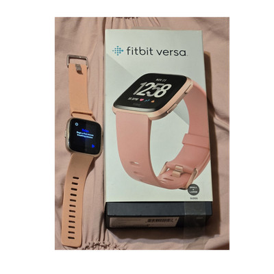 Fitbit Versa Activity Tracker Clock Pink Small Large Sizes