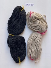 MACRAME THREAD NO. 3 BLACK/BEIGE 45 GRAMS 3 METERS UNIT 30