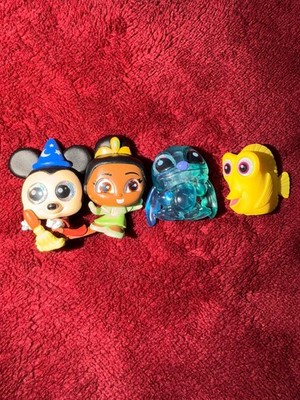 These Collectible Figures Are Disney Doorables. Lot of 4