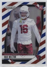 2024 Panini Prizm Rookies Red White & Blue Prizm Max Melton #376 05ns