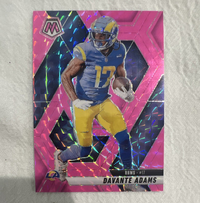 Panini 2025 Mosaic Davante Adams Los Angeles Rams #38 Serial Numbered 02/10