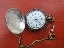 vintage antigue historically silver Ottoman pocket watch DENT LONDON
