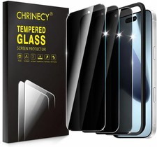 3 Pack Privacy Screen Protector for iPhone 17 Pro Max Anti-Spy 9H Tempered