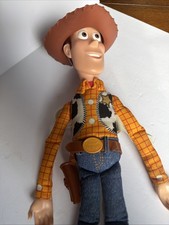 DISNEY Toy Story 4    WOODY Pull String Talking 16" With Hat / No Sound