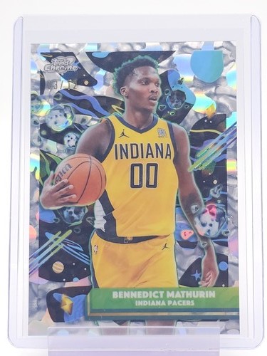 BENNEDICT MATHURIN 2025-26 TOPPS CHROME COSMIC FDI 1 REFRACTOR /12 SSP #24 Q2045