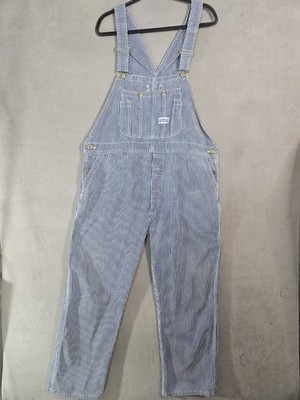 パンツ 60'sDUCKHEAD overall Hickory vintage Vtg 60s Big Smith Sanforized Hickory Striped Denim Overalls Union