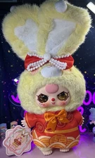 Baby Three Romantic Wedding 400%: Yellow Bunny, Liq. Eyes, NEW, Bag, Free 2 Ship