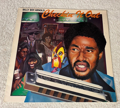 BILLY BOY ARNOLD: ''Checkin' It Out'': 1979 LP: FIRST U.K. PRESS - RED LIGHTNIN'