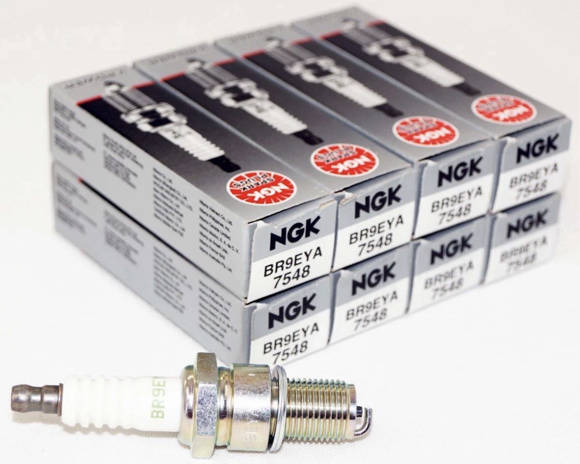 Pack of 8 Genuine NGK 7548 V Power Spark Plug BR9EYA