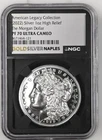 (2022) AR High Rel 1oz The Morgan Dollar American Legacy Coll. PF 70UC