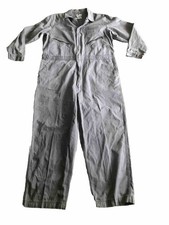 VTG Walls Coveralls Gray Men Size XX-Large 52 Tall Zip Up Work Bibs Coveralls