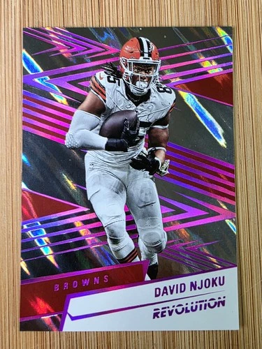2025 Panini Revolution Football Lava David Njoku #186