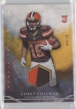 2016 Panini Origins Rookie Patch Gold 8/10 Corey Coleman #RP-CC Patch 4f5