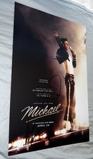 Mike Myers & Jermaine Jackson Signed 12x18 Photo Michael Jackson
