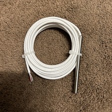 RTD/PT100 Temperature Sensor Ø4mm X 40mm Wit...