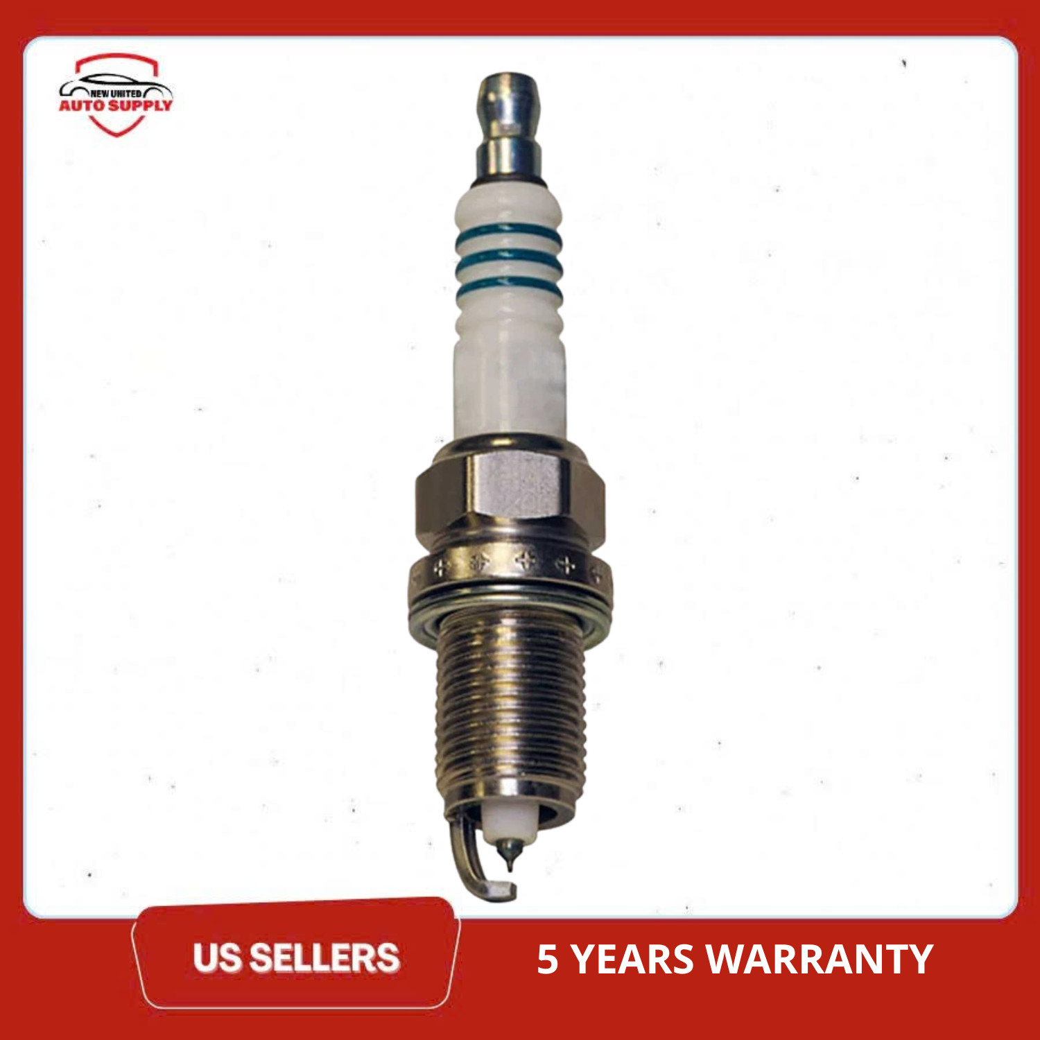 Set of 4 Iridium Spark Plugs Denso 5358 For Acura Audi BMW Dodge Ford Honda Jeep