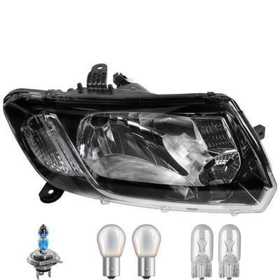 Scheinwerfer Frontscheinwerfer rechts inkl. OSRAM Lampen H4 für Dacia Sandero II