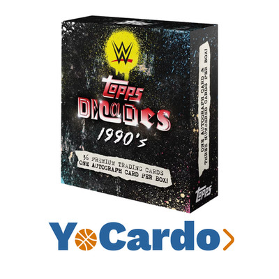 2026 Topps Decades 90s WWE Ecom Display Box