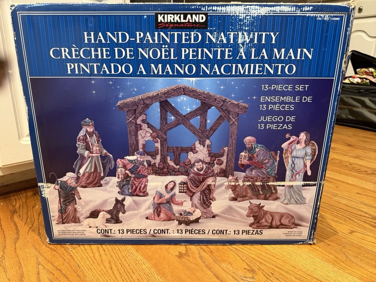 KIRKLAND NATIVITY 13ピース キリスト降誕セット ハンドペイン Amazon.co.jp: KIRKLAND シグネチャー 手描き クリスマス キリスト降誕