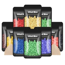 Hard Wax Beads for Coarse Hair Removal - 2.2 lb, 10 Pack Depilatory Wax Beans...