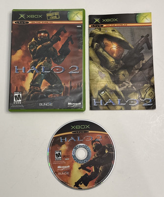 Halo 2 Microsoft Xbox Original Complete CIB Tested Working (2004)