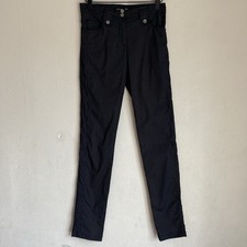 Anatomie Womens Pants Sz small Black Stripe Skinny