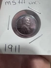Uncirculated 1911 Wheat Cent Purple Tone