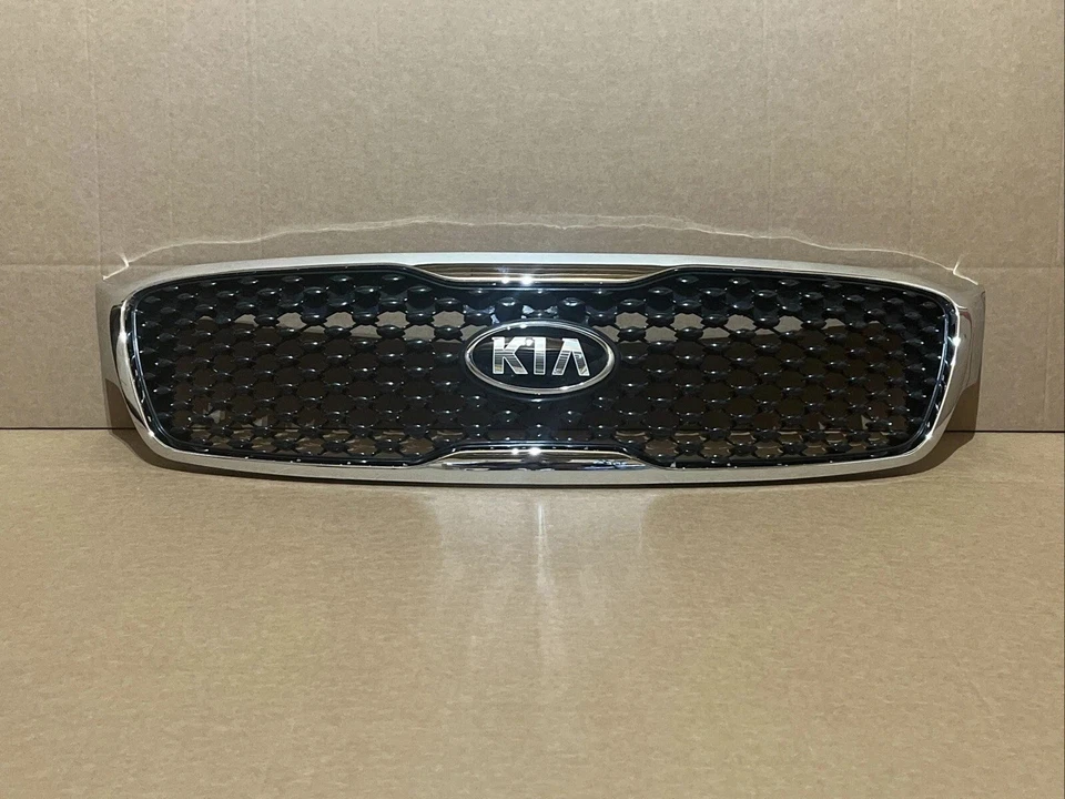 Fits 2016 2017 2018 Kia Sorento New Front Bumper Grille Assembly & EMBLEM 2PC Foto 2 de 4