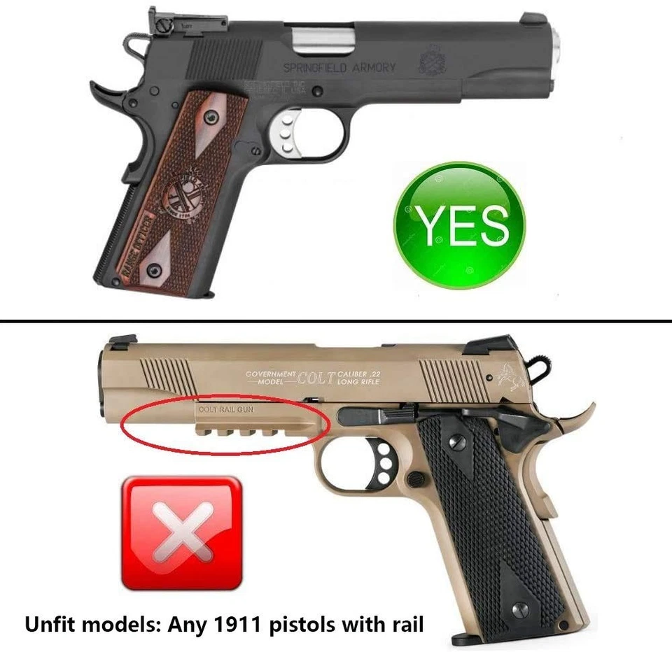 IWB Holster - Fits Most 1911 Style Handguns - Kimber - Colt - S & W - Sig Sau... - Image 4 of 4