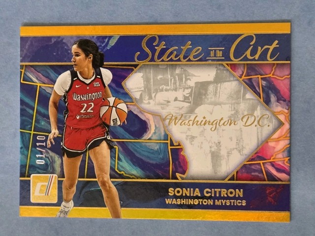SONIA CITRON 2026 Panini Donruss WNBA Basketball Gold Foil State Of The Art 1/10