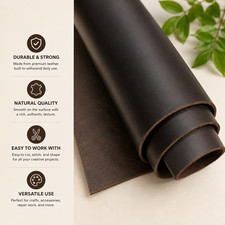 2mm Vegetable Tanned Cowhide Leather Sheet DIY Craft Material Multi Color Hide