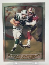 1999 Topps Chrome Football Card #27 Wayne Chrebet Wide Receiver New York Jets