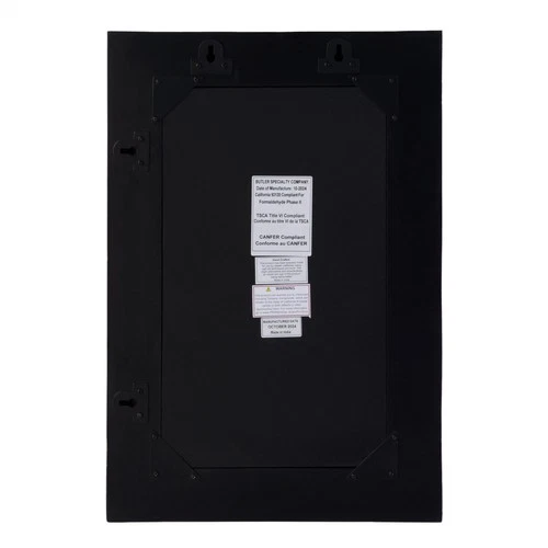 Butler Specialty Company Vivienne 16"W x 24"H Rect Bone Wall Mirror - Green - Picture 5 of 5